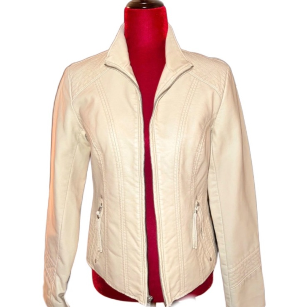 NWOT leather Jacket *Cruelty Free